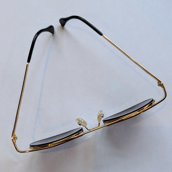 RARE 80s Cazal 758/469 Gold and Gray Lense Sunglasses, With Original Case - Picture 3 of 4